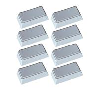 TOWARDSNAN 8Pieces PBTs Not Engraving Blanks Keycap Original Height Height 2Us Dyeing Sublimations Caps for Switches Mechanical Keyboards Keycap