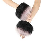 TOWARDSNAN Beautiful Plush Handcrafted Slap Bangle Slap Rings Hair Accessory Stylish Sleeves for Women and Children Plush Wrist Sleeves