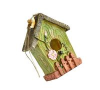 TOWARDSNAN Birdcage,Bird Nest Cage, Painted Nest Shelter Nest Hummingbird Outdoor Hideouts Nest for Small Size Bird Accessories