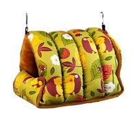 TOWARDSNAN Birdcage,Fashion Pet Bird Parrot Cages Warm Hammock Tent Bed Hanging Cave for Sleeping Small Cage Accessories Bird House
