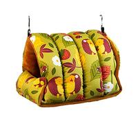 TOWARDSNAN Birdcage,Fashion Pet Bird Parrot Cages Warm Hammock Tent Bed Hanging Cave for Sleeping Small Cage Accessories Bird House