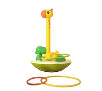 TOWARDSNAN Children Play Equipment Set Includes Tossing and Cartoon Animal Rod Set Party Hoopla Game for Boys Girls Teenagers Puzzle Game Pack