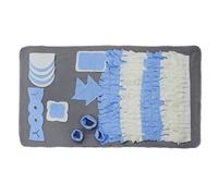 TOWARDSNAN Dog Foraging Feeding Pad Nosework Treats Sniffing Slow Feeder Training Mats for Small Large Dogs Dog Sniffing Pad Puzzle Slow Feeder for Treats for Food Snuffle Toy Small