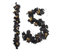 TOWARDSNAN Double Silk Fall Maples Leaves Garlands Multifunctional Harvests Thanksgiving Halloween Fireplaces Realistic Fall Foliag