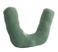 TOWARDSNAN English Alphabets Pillows Letter Cushions For Study Room Soft Plushes Removable And Washable Cover Removable Pillowcase