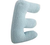 TOWARDSNAN English Alphabets Pillows Letter Cushions For Study Room Soft Plushes Removable And Washable Cover Removable Pillowcase