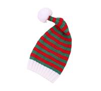 TOWARDSNAN Foldable Hat Novelty Cheerful Santa Clause Hats Christmas Tree Children for Daily Use Striped Santa Hat