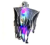 TOWARDSNAN Halloween Hanging Specter Ornament Party Supplies Skeleton Specter with Light For Festivities Haunts House Decoration