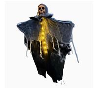 TOWARDSNAN Halloween Hanging Specter Ornament Party Supplies Skeleton Specter with Light For Festivities Haunts House Decoration