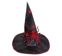 TOWARDSNAN Halloween Witch Hat Devil Spiders Wicked Witch Wizard Carnivals Christmas Cosplay Party Costume Wizard Headband Halloween Witch Hat