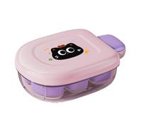 TOWARDSNAN Ice Cream Tools,Sturdy 6 Cavity Tray for Whiskies Drink Round Ball Moulds with Lid Nonstick Releases Food Safe Materials