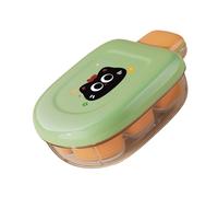 TOWARDSNAN Ice Cream Tools,Sturdy 6 Cavity Tray for Whiskies Drink Round Ball Moulds with Lid Nonstick Releases Food Safe Materials