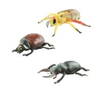 TOWARDSNAN Interactive Toy Collection 3PCS for Children Nature Exploration and Biology Cognitive Development PVC Figurine Figurine