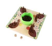 TOWARDSNAN Kids Hedgehog Game Sticks Develop Cognitive and Hand-eye Coordination for 2 Player Game Cognitive Abilities Stick and Dicing Toy for Dogs