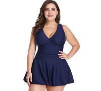 TOWARDSNAN Ladies Oversized Beachwear Swimsuit Split Soft Swimwear Female High Waist Printed Swimming Suit Set Oversized Female Swimwear Printed Swimsuits Women Swimming Suits with Shorts