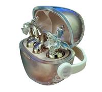 TOWARDSNAN Liquid Butterfly Star Earphone Clip Elegant Alloy Crystal Beads Addition Tight Permanent Plan Elegant Teens Earphone Fashion Clip