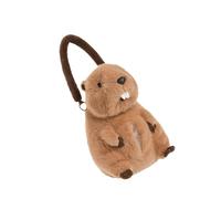 TOWARDSNAN Lovely Animal Shaped Car Tissue Dispenser Paper Towel Holder with Hanging Strap Storage Bag for Home and Travel Tissue Holder Plush