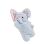 TOWARDSNAN Lovely Animal Shaped Car Tissue Dispenser Paper Towel Holder with Hanging Strap Storage Bag for Home and Travel Tissue Holder Plush