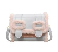 TOWARDSNAN Modern Plush Shoulder Bag for Women Adjustable Strap Crossbody Bags Perfect for Work and Everyday Use Women's Shoulder Bag Set