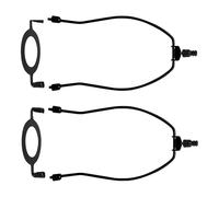 TOWARDSNAN Pack of 2 Multifuntional Lamp Harp Set Standard Saddles Part Lighting Hardware Component Suitable for 8Inch Shades Lamp Fittings
