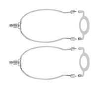 TOWARDSNAN Pack of 2 Multifuntional Lamp Harp Set Standard Saddles Part Lighting Hardware Component Suitable for 8Inch Shades Lamp Fittings