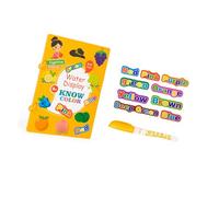 TOWARDSNAN Painting Watercoloring Toy with Water Coloring Book and Water Pen for Kids Theme Watering for Toddler Art Craft Reusable Painting