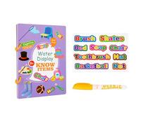 TOWARDSNAN Painting Watercoloring Toy with Water Coloring Book and Water Pen for Kids Theme Watering for Toddler Art Craft Reusable Painting