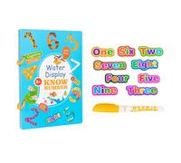 TOWARDSNAN Painting Watercoloring Toy with Water Coloring Book and Water Pen for Kids Theme Watering for Toddler Art Craft Reusable Painting