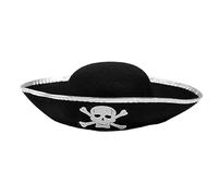 TOWARDSNAN Pirate Brim Pirate Hat for Women Banquet Party Halloween Triangular Hat Masquerade Party Adult Hair Accessories Triangle Hat Colonial Triangle Hats for Men Triangle Cosplay Hat