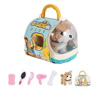 TOWARDSNAN Plush Interaction Toy for Baby Learn to Crawl Electronic Dog Simulation Pet Raising Barking & Walking Kids Gift Interactive Plush Toy