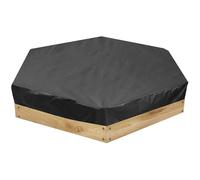 TOWARDSNAN Portable Sandbox Cover for Baby Sand Toy Rainproof Hexagonal Sand Box Outdoor Bad Weather Security Sandpit Sandbox Cover for Outdoor