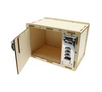 TOWARDSNAN Practical Wood Assembly Password Box for Kids Educational Mechanical Toy and Parent Child Interactive Game Interactive Learning Toy