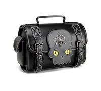 TOWARDSNAN PU Leather Motorcycle Bag with Spacious Interior Multipurpose Tool Holder for Tool & Person Items on The Go Vintage Bag