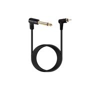 TOWARDSNAN Right Angles Male to 6.35mm Single Channel Cable 2M Length for Amplifiers Speakers Mixers and Tight Configurations