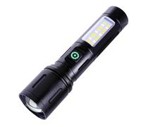 TOWARDSNAN Simple Carry Aluminum Alloy Lighting Device with Multiple Light Modes and Discharger 5000mAH Battery Usb CREATE Charging Ideal for Backpacking and Night Walks Permanent Crisis