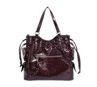 TOWARDSNAN Stylish Large Underarm Bag Studded Crossbody Bags PU Leather Handbag for Women Shoulder Satchel Purse for Adventures Studded Crossbody Bag