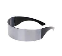 TOWARDSNAN Sunglasses,Future for Warrior Rimless Retro for Sun Glasses Women Men Steampunk Party Glasses Oversized Punk for Prot