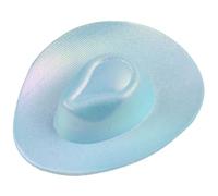 TOWARDSNAN Tiny Western Hat Miniature Fabric Hat Ornament for Handmade Craft Clothing Wrapping Sewing Costume Embellishment Safe Children's Art Supplies