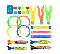 TOWARDSNAN Underwater Pool Toy Training Diving Swim Dive Gift Set Kids for Water Adults Fun Game