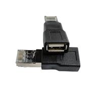 TOWARDSNAN USB To RJ45 Ethernet Adapter USB2.0 Female To RJ45 Male Converters For Networking Devices And PC Reliability Connection