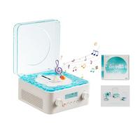 TOWARDSNAN Vintage Music Player Loudspeaker Easy Use Bluetooth-compatible Suitable for Family Gathering Outdoor Event Portable Player for Camping and Picnics