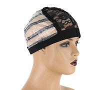 Towarm Lace Wig Cap for Making Wig with Elastic Band Around Wig Cap for Women Girls Medium Size Mesh Lace Wig Cap For DIY Wig (1pc, T57)