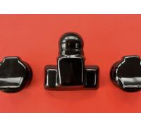 TowBall Gloss Black PVC Cover Full Protector with 2 x 7 or 13 Pin Socket Cover