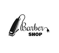 TOWBFS Wall Stickers, Barber Shop Wall Decals, Barber Hair Clippers Wall Sticker, for Hairdressing Store Beauty Salon Decorations (Barber Shop)