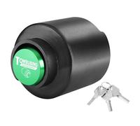 TOWBUBING Trailer Coupler Lock, Fits 2 5/16-Inch Couplers, Secures Safety Chains, Upgrade Coating, Ice-Free Bottom Design, for RV, Trailer, Boat, Pickup, 360° Tamper-Proof, Heavy Duty Anti-Theft