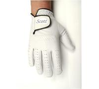 Towcester Leather Mens Golf glove Right or Left hand gloves that can be personalised (Personalised, XL, Right)