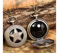 TOWDREU - Natural black obsidian mirror for witchcraft supplies, witch gifts, divination, pentagram altar