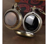 TOWDREU Natural Obsidian Mirror for Fortune Telling, Witchcraft, Meditation and Witch Gifts for Women