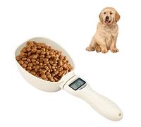 TOWEAR Pet Food Measuring Scoop Scale, Kitchen Digital Food Measuring Spoon for Dog Cat, Precise Dog Food Measuring Scooper, Measure Liquid/Dry Item, Max 800g