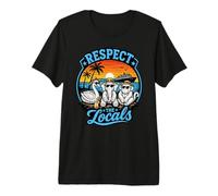 Towel Animal Tees Respect the Locals Blue Premium T-Shirt
